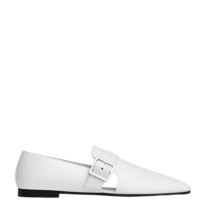 Mamie Frye Loafers in White