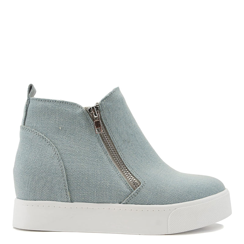 Elevated Comfort Wedge Sneakers