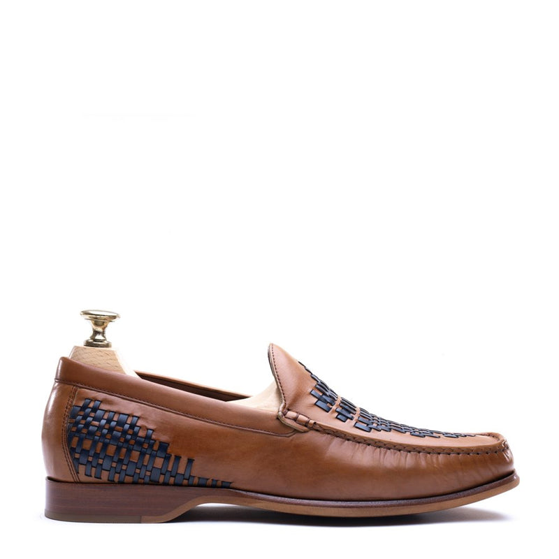 Men Slip-On Leather Tassel Loafers