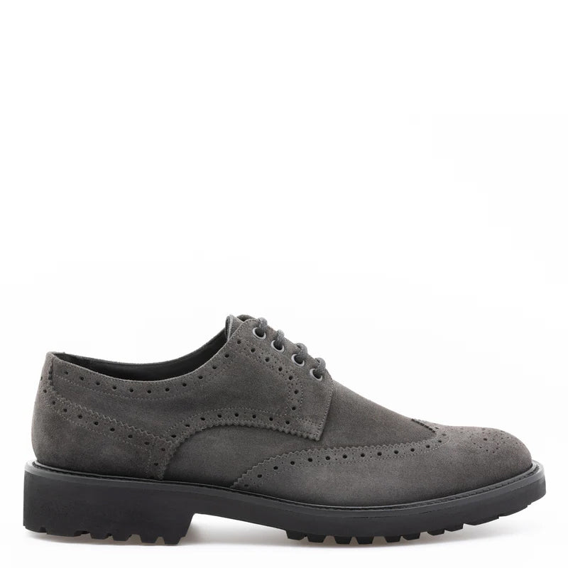 Men Suede Lace-Up Leather Oxford Shoes