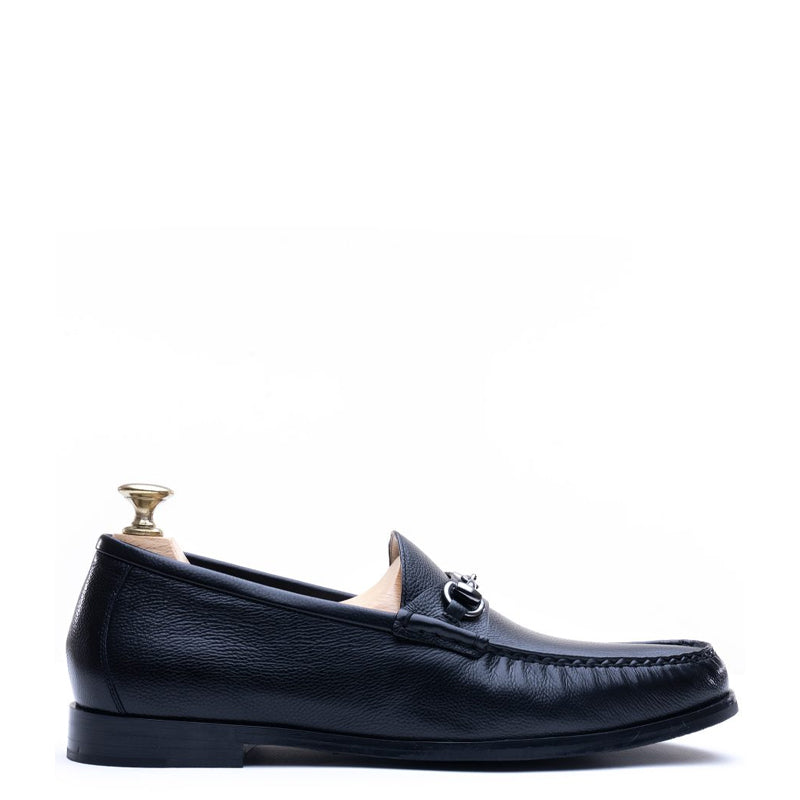 Men Tuscany Buckle Leather Loafers