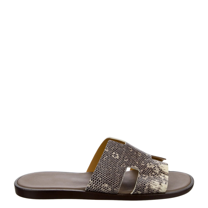 Luxury Croco Leather Oran Sandals