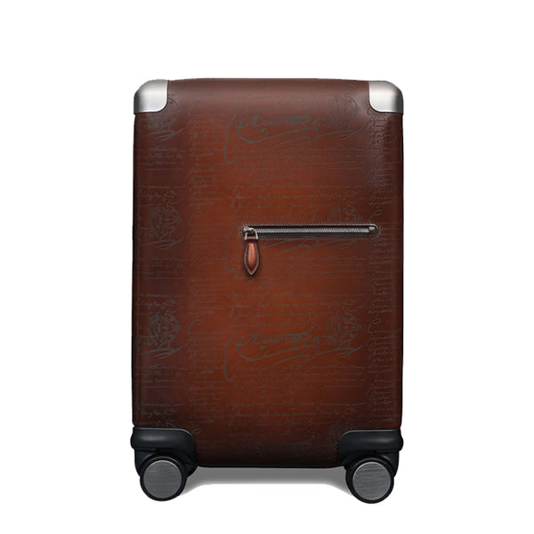Luxury Eel Leather Trolley Case