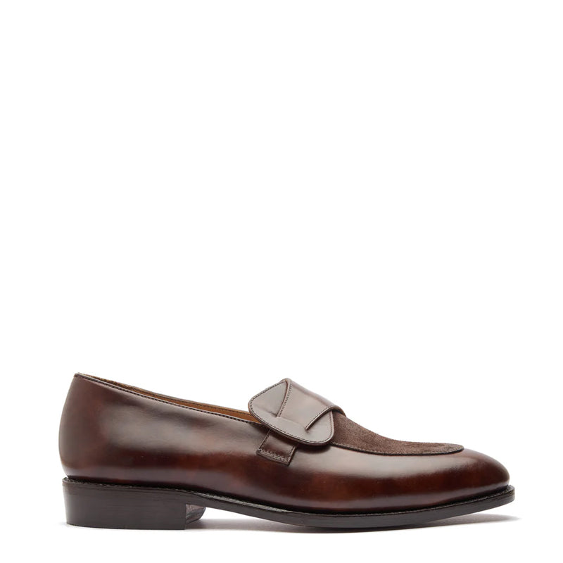 Penny Leather Solid Loafers For Men