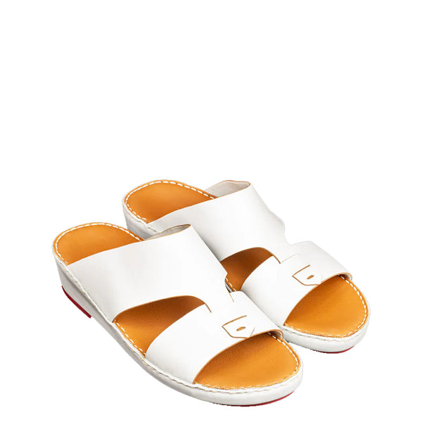 Open Toe Leather Stich Comfort Arabic Sandal