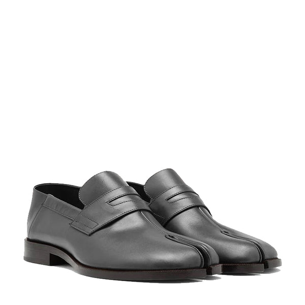 Tabi Leather Loafers - Black