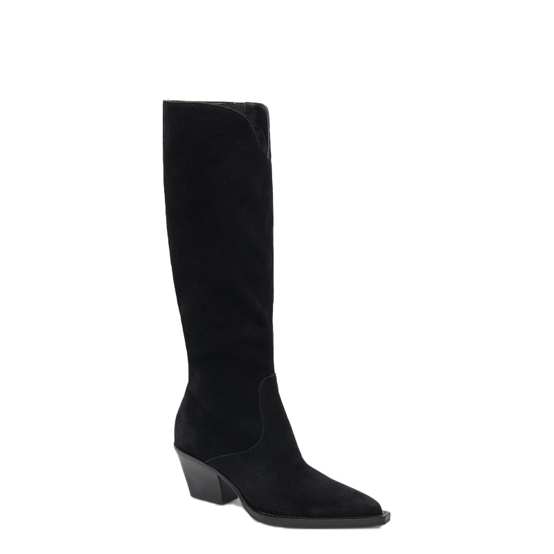 Women Knee High Boots With Side Zipper