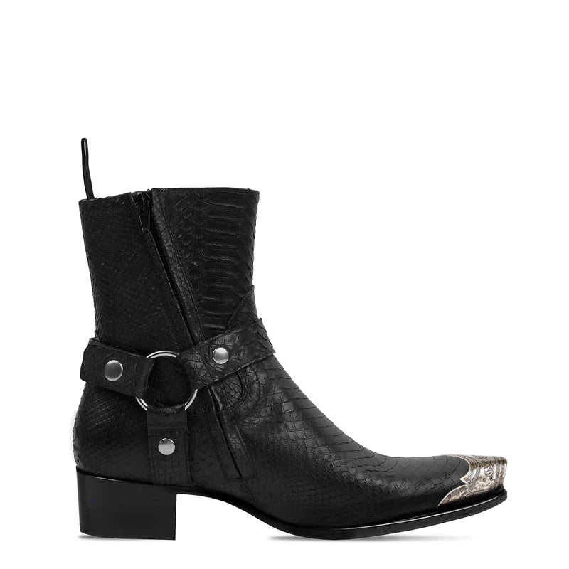 Harness Zip Boot with Silver Toe