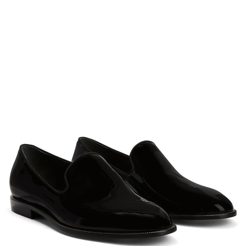 Men Classic Patent Shiny Leather Loafer