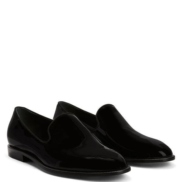 Men Classic Patent Shiny Leather Loafer