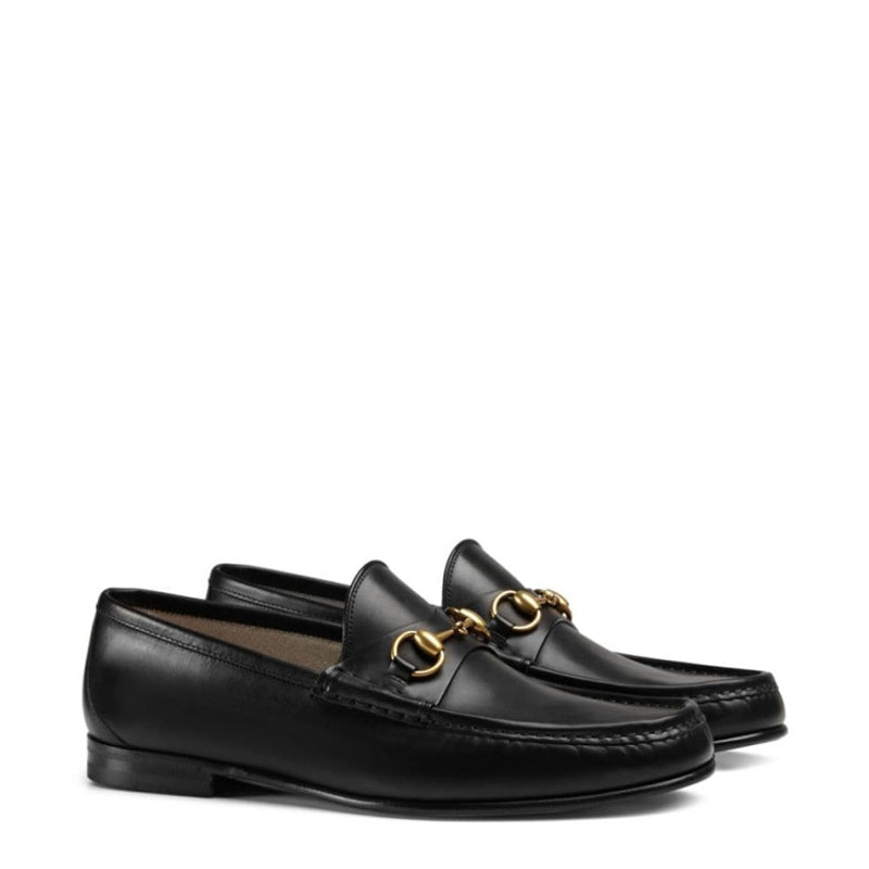 Men s Classic Leather Black Horsebit Loafer