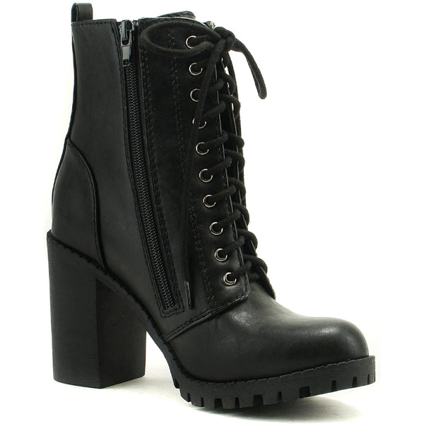 Urban Lace Up Ankle Boots