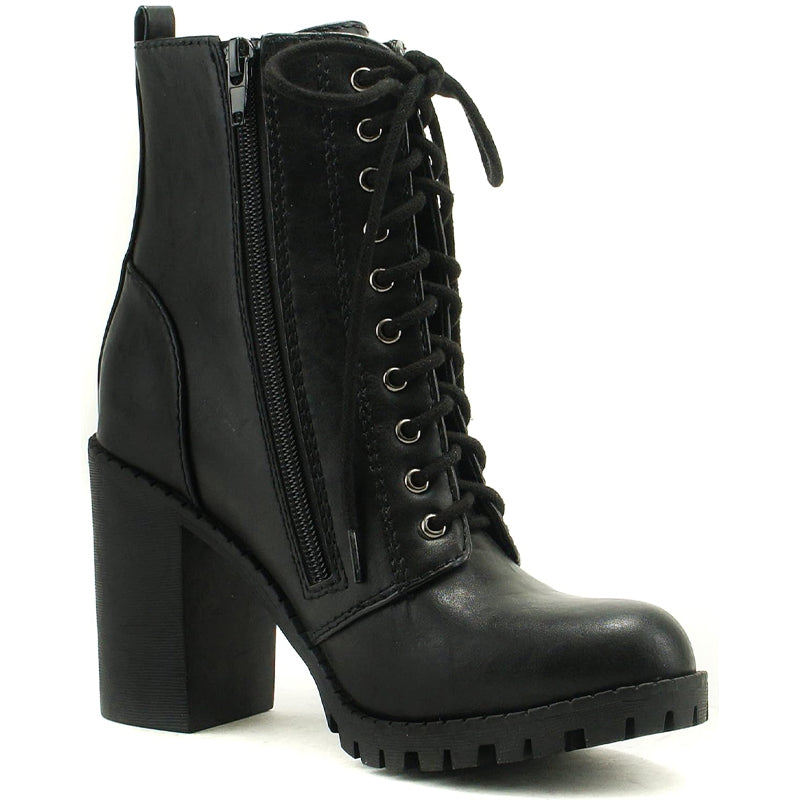 Urban Lace-Up Ankle Boots