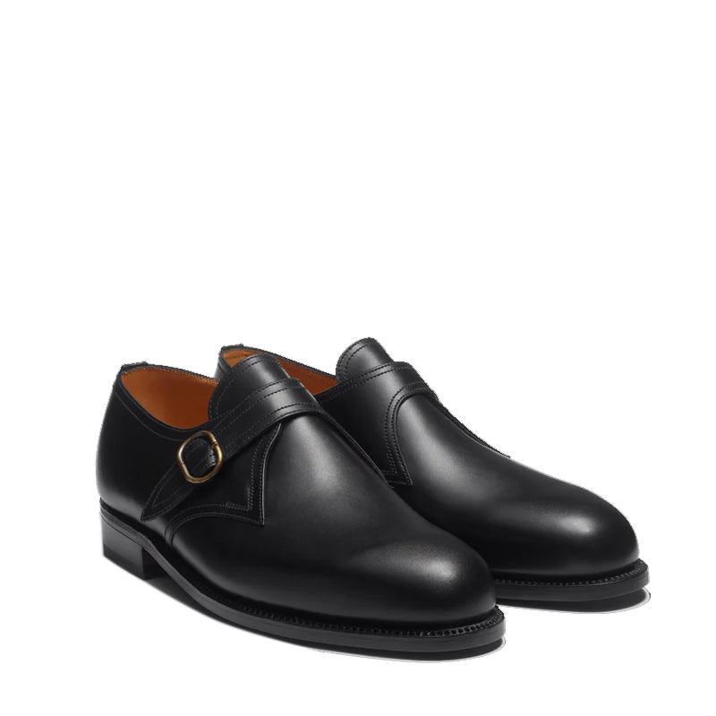 Flore buckle Derby Leather Shoes For Men