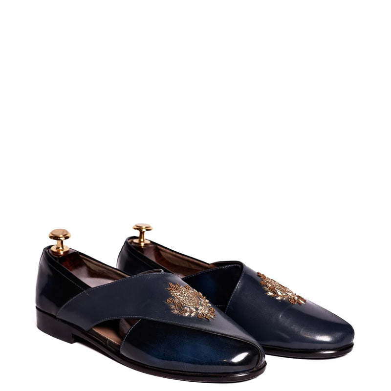 Classic Shiny Leather Comfort Peshawari Sandals