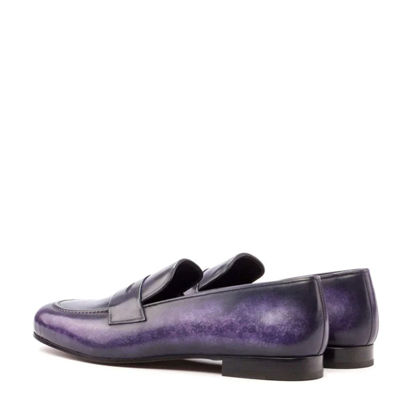 Patina Classic Handmade Leather Loafers For Men