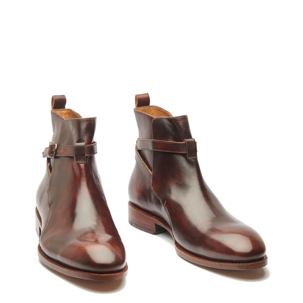 Heritage Jodhpuri Boot Hand Welted Tan - Brown
