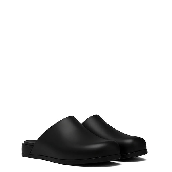 Luxe Leather Men Italian Mule