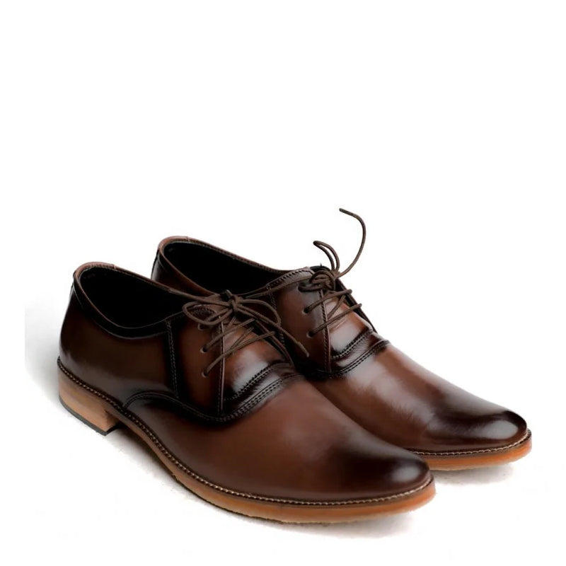 Leather Handmade Lace-Up Oxford Shoes