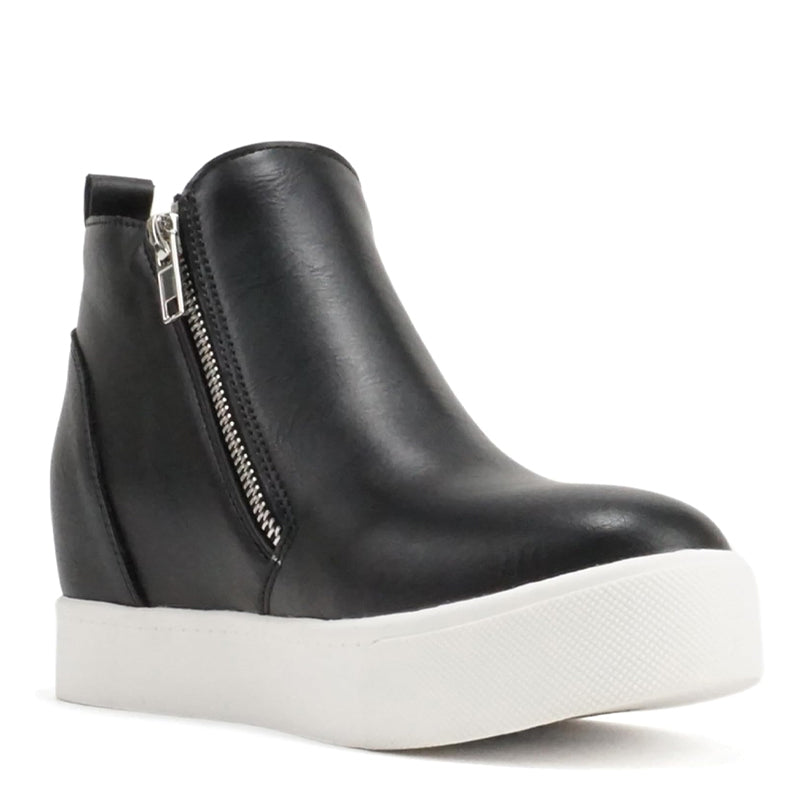 Elevated Comfort Wedge Sneakers