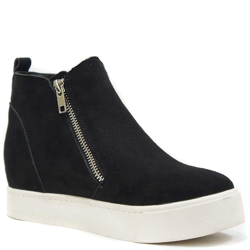 Elevated Comfort Wedge Sneakers