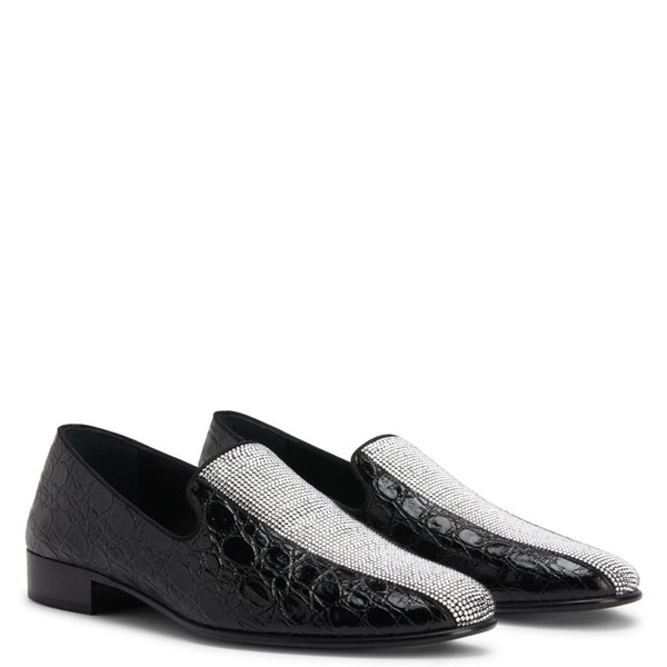 Croco Textured Handmade Design Leather Fashion Loafer
