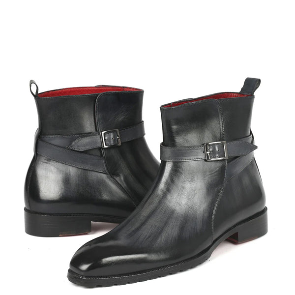 Patina Hand Painted Leather Jodhpur Boot