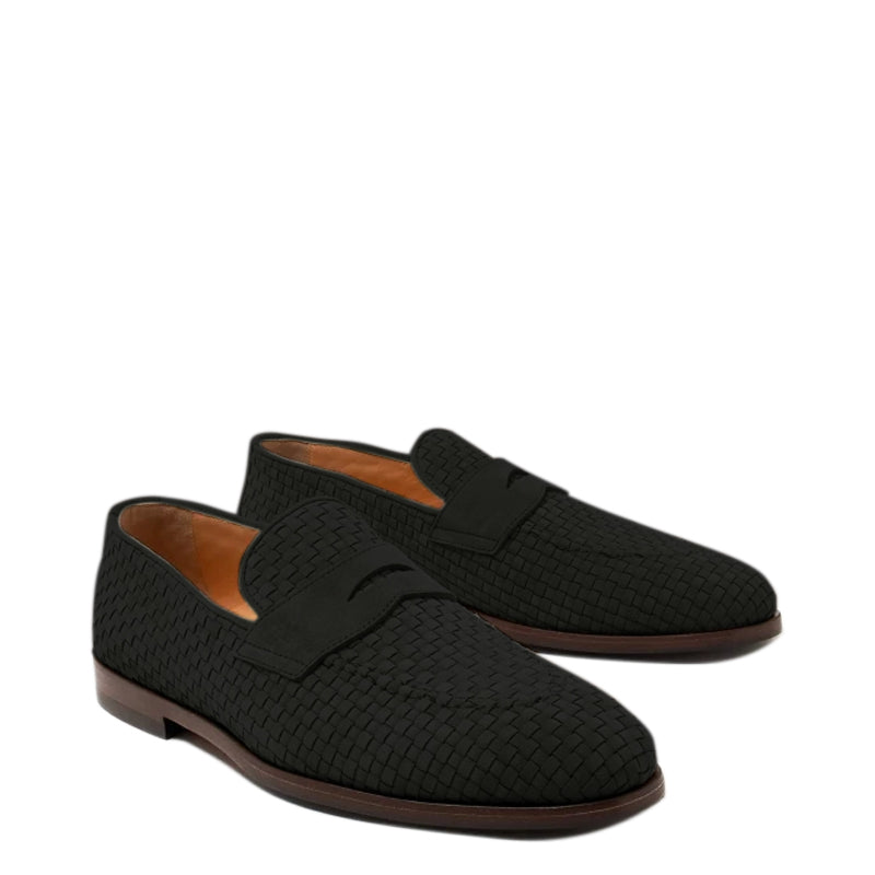 Luxury Men Penny Suede Loafers