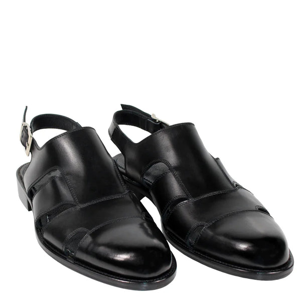 Closed Toe City Sandal For Men - Black