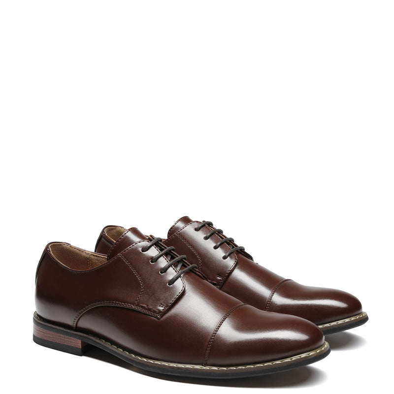 Men's Classic Cap-Toe Formal Oxford Shoes