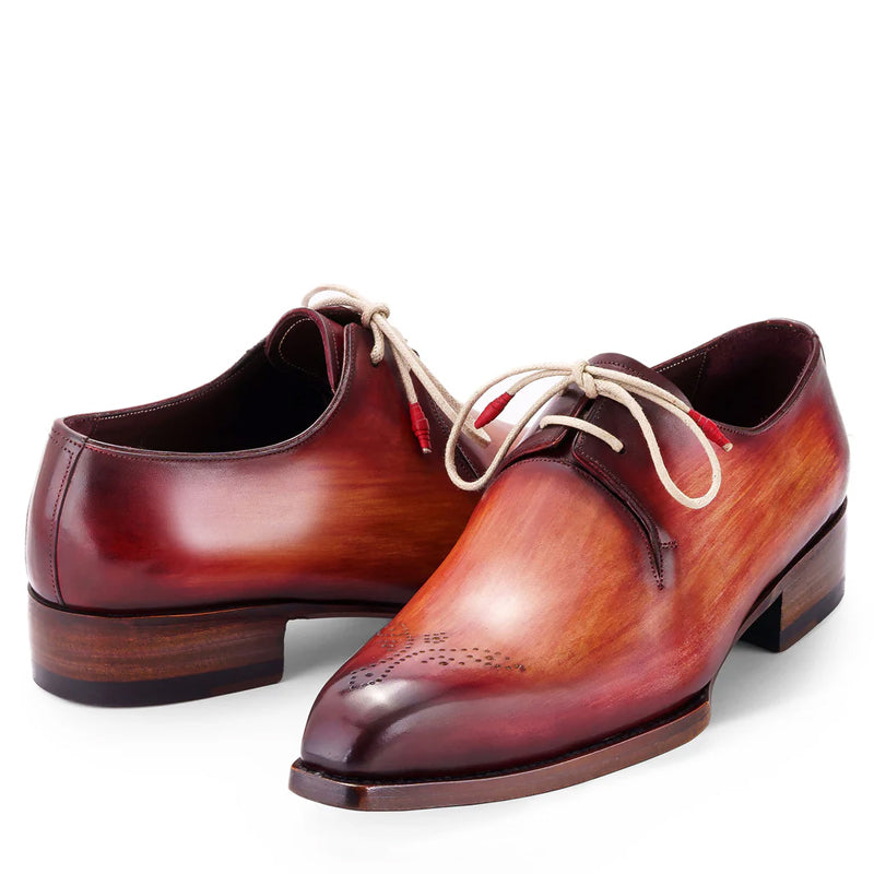 Leather Handmade Wingtip Derby Shoes