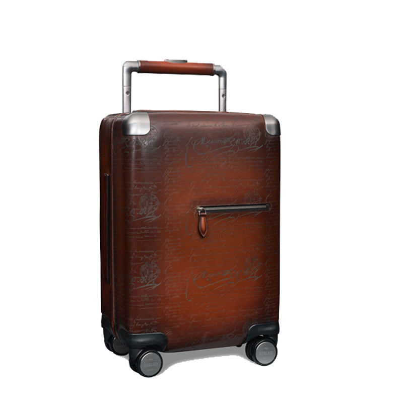 Eel Leather Trolley Case