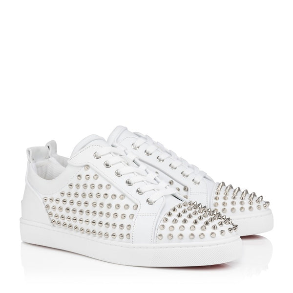 Men Casual Leather Lace Up Sneaker - White