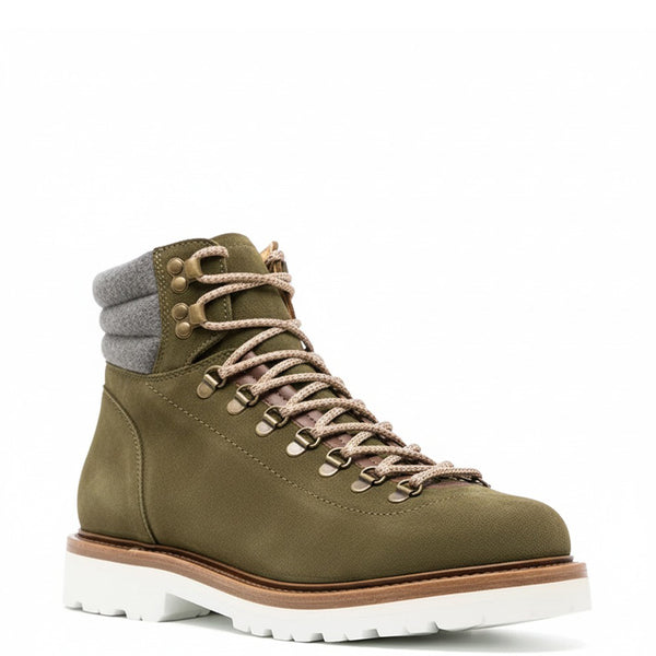 Lace up suede Ankle Boots