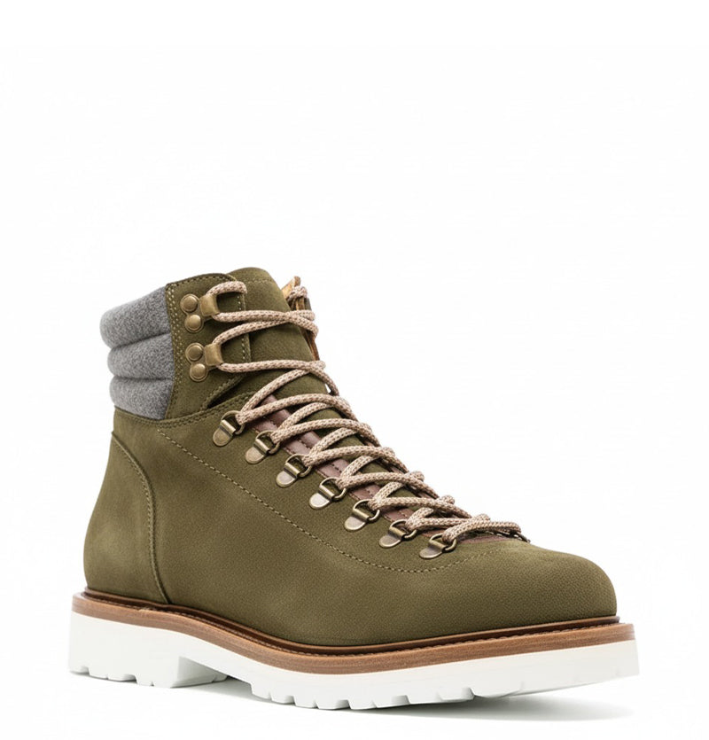 Lace up suede Ankle Boots