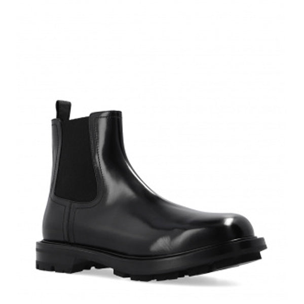 Leather Mid Top Chelsea Boots