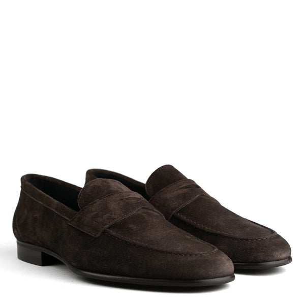 Unlined Penny Loafer - Dark Brown