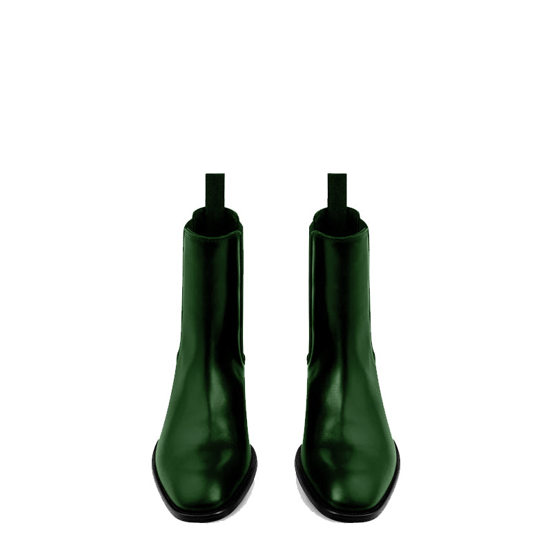 Chelsea Boot Green Leather