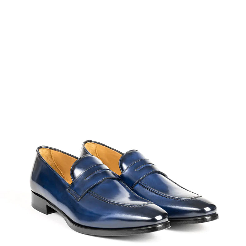 Classic Penny Shiny Leather Loafers