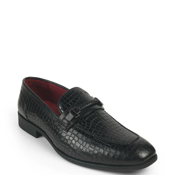 Men Crocodile Pattern Leather Stylish Loafer
