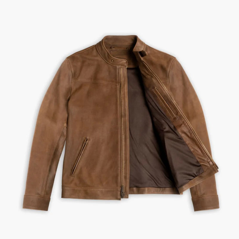 Pelle Scamosciata Jacket Burnt Copper