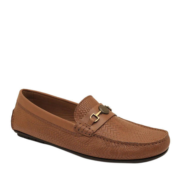 Premium Leather Slip On Tan Loafer For Men - Tan