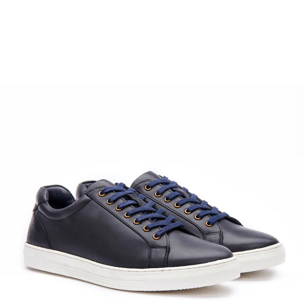 Classic Casual Leather Sneaker - Blue
