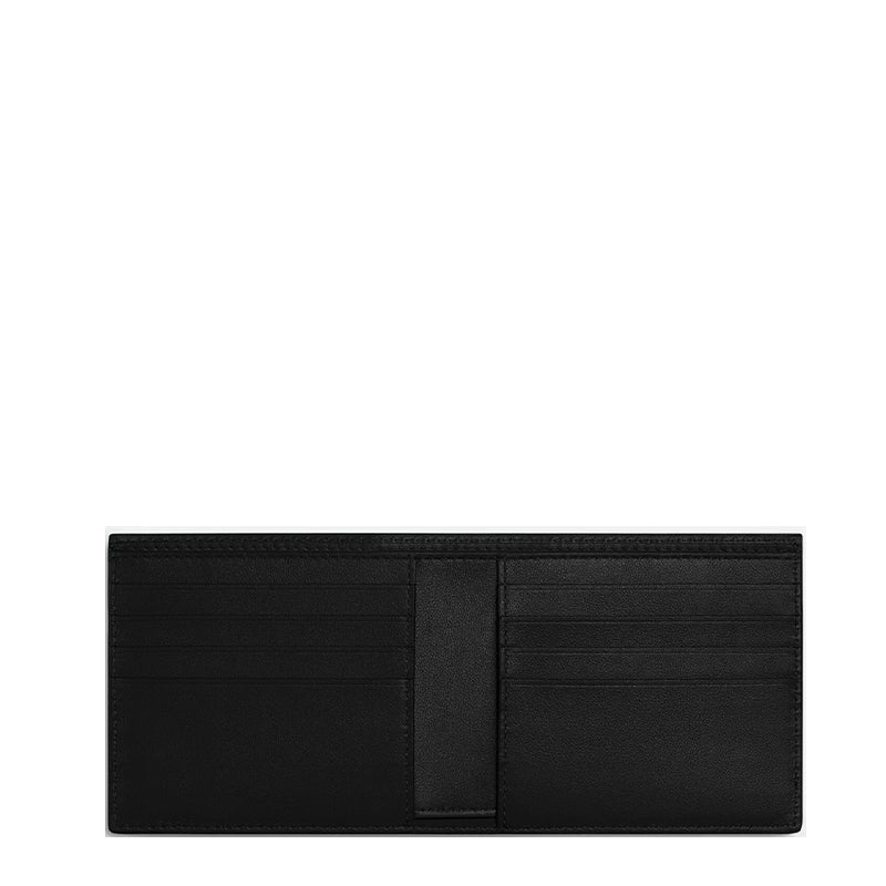 Leather Double Fold Bifold Olive Green Wallet