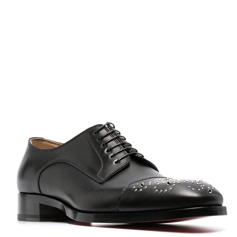 Stud Embellished Derby Shoes