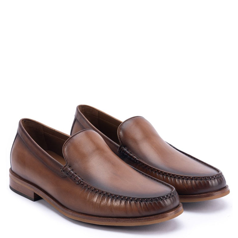 Premium Leather Semiformal Slip On Loafer
