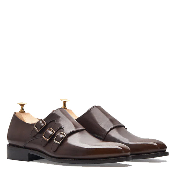 Tallin Brunt Shoes - Brown