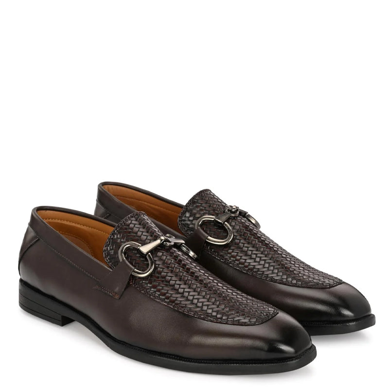 Classic Leather Horsebit Buckled Loafer