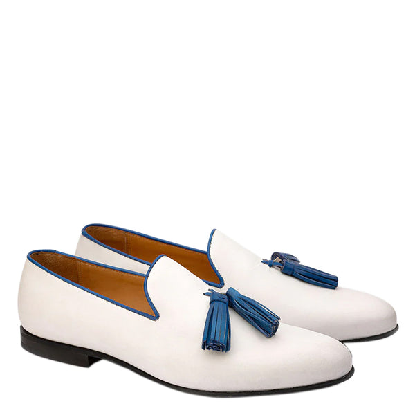Pure Leather Stylish Tassel Loafer For Men