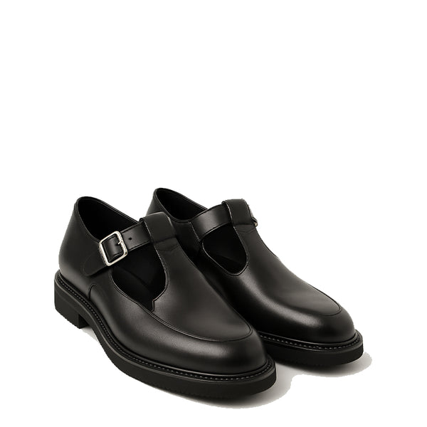 Men s Leather T bar Dress Shoe